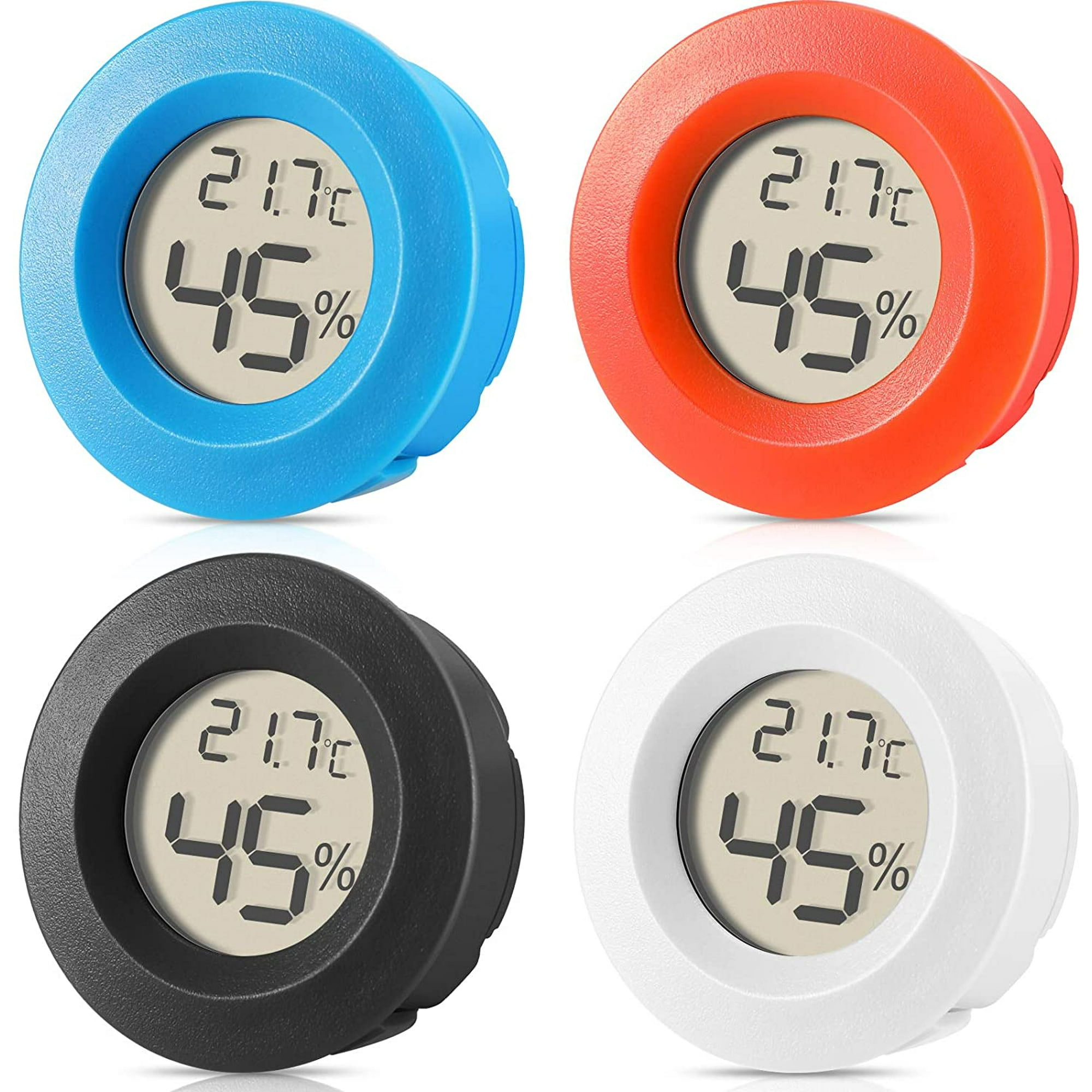 Black For 4pieces Thermometer Humidity Hygrometer Green Black For 4pieces Thermometer Humidity Hygrometer Green